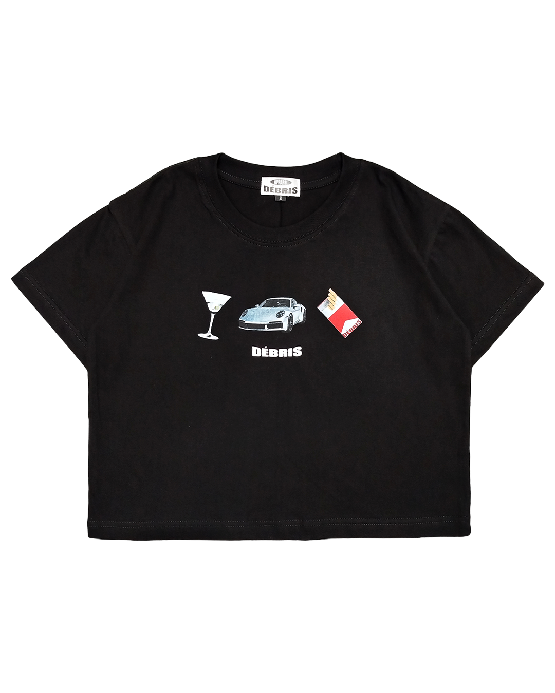 DÉBRIS APPAREL – Bad Girl Baby Tee