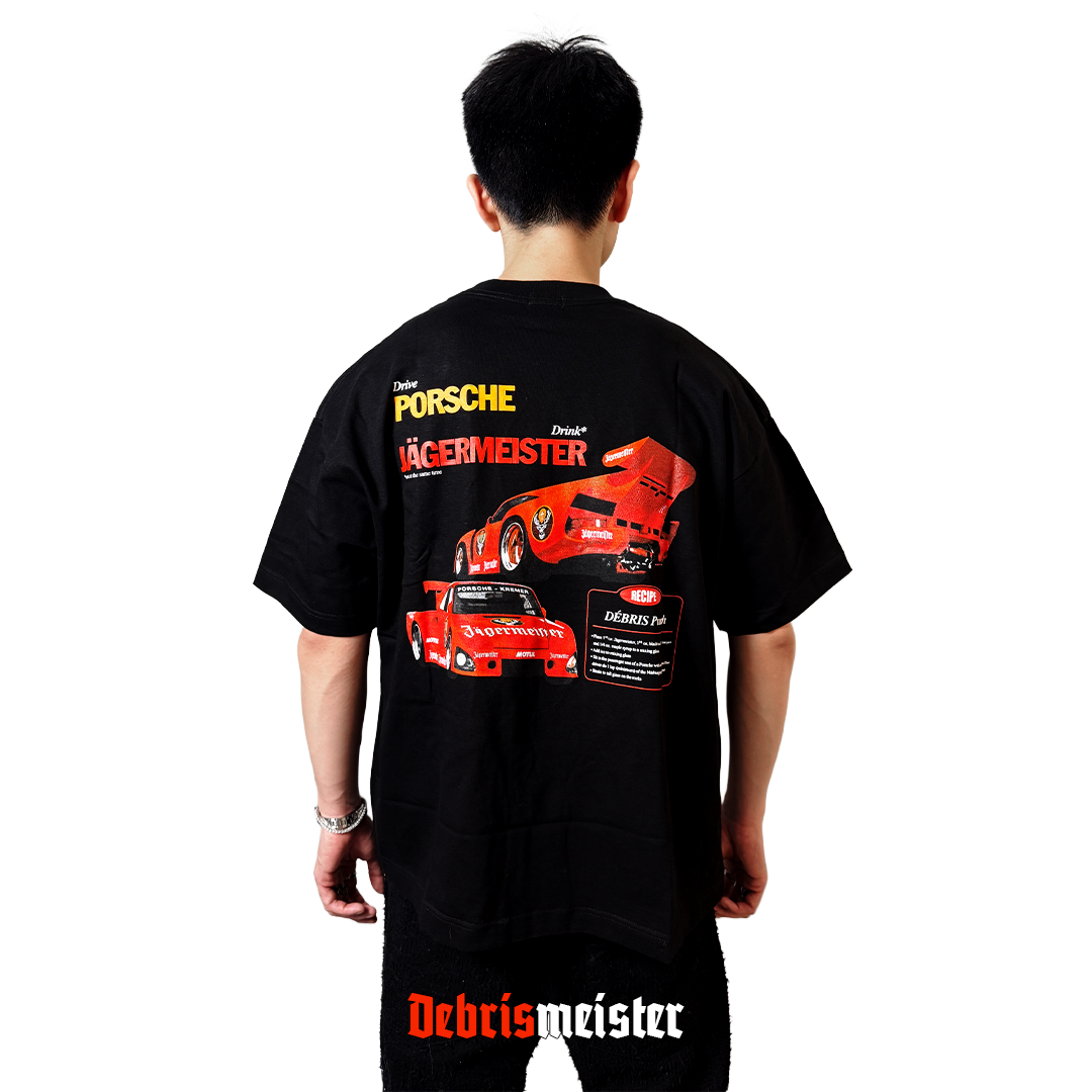 DÉBRIS APPAREL – Porsche 953 K3 Jägermeister Box Tee | UNISEX Heavy Weight Cotton