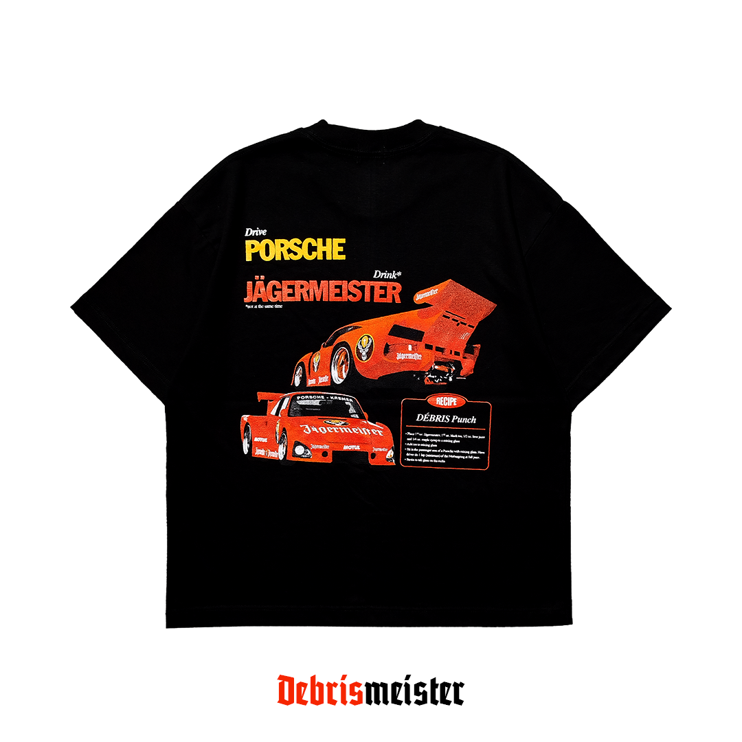 DÉBRIS APPAREL – Porsche 953 K3 Jägermeister Box Tee | UNISEX Heavy Weight Cotton