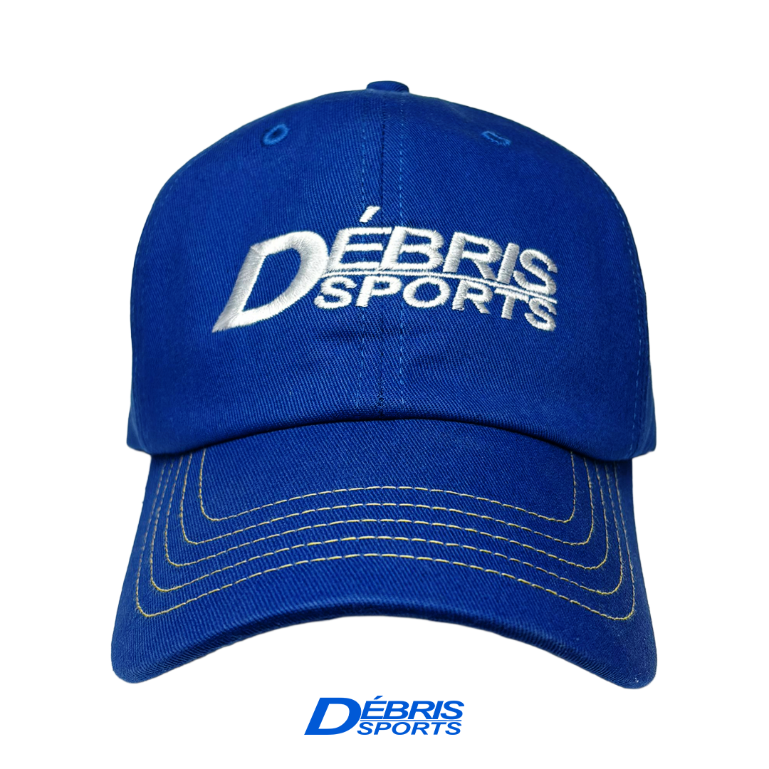 DÉBRIS APPAREL — Débris Sports Logo Hat Blue