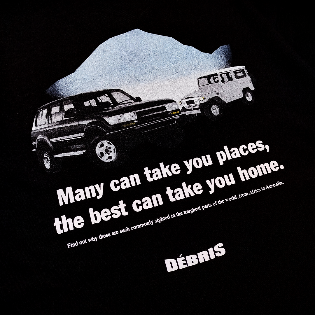 DÉBRIS APPAREL – Land Cruiser Mountain Box Tee