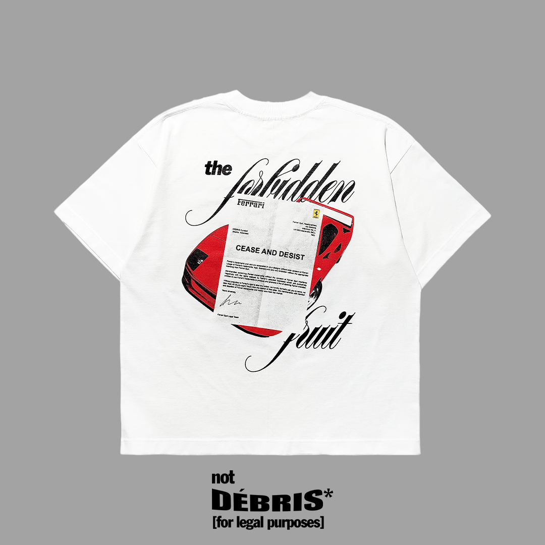 DÉBRIS APPAREL – Not a F40 Box Tee | UNISEX Heavy Weight Cotton