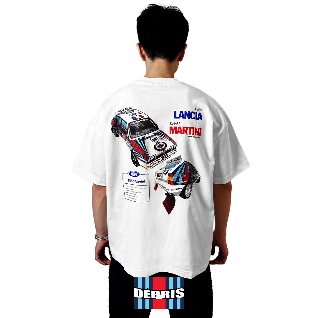 DÉBRIS APPAREL – Lancia Martini Box Tee | UNISEX Heavy Weight Cotton