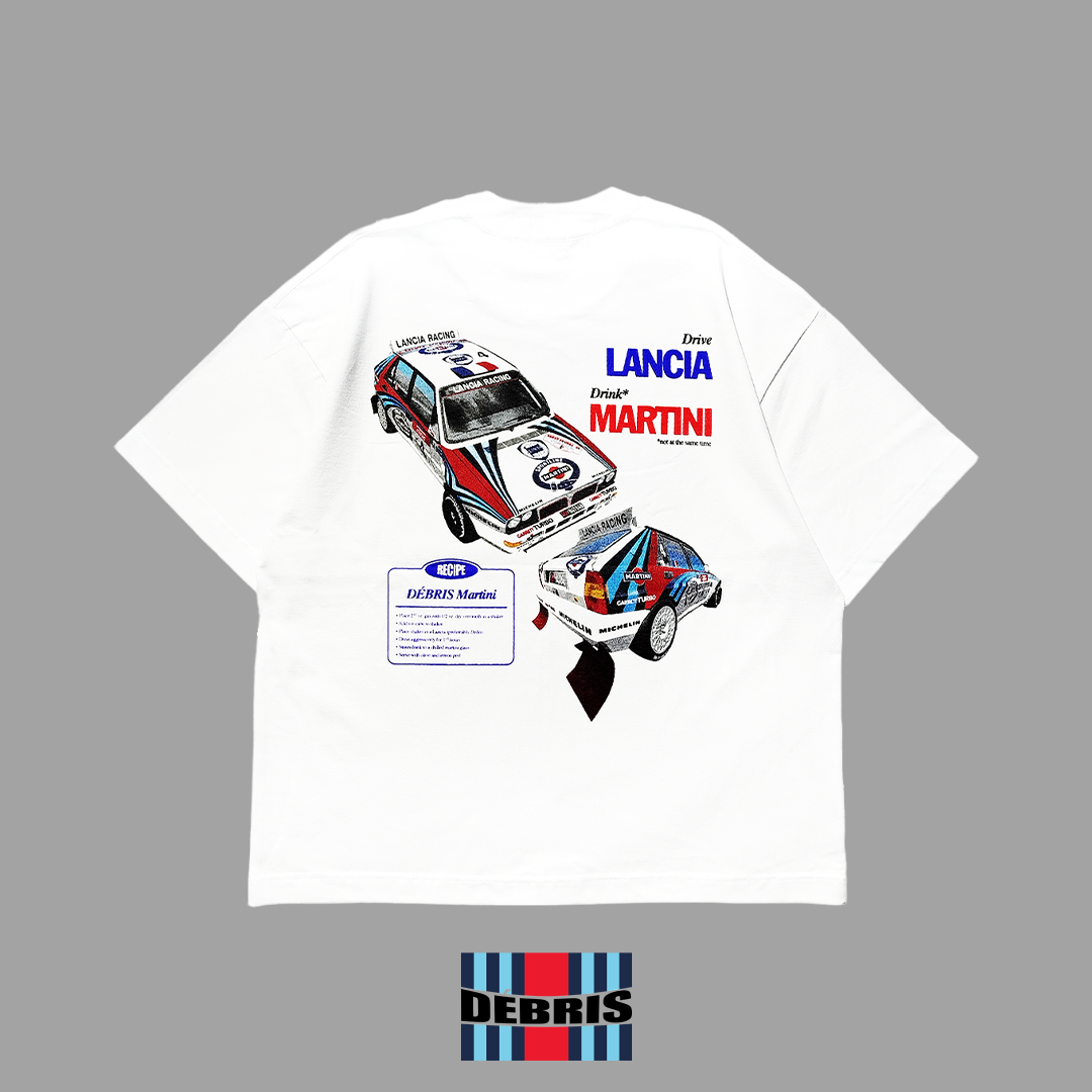 DÉBRIS APPAREL – Lancia Martini Box Tee | UNISEX Heavy Weight Cotton
