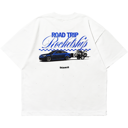 DÉBRIS APPAREL – BMW Road Trip Rocketship Box Tee