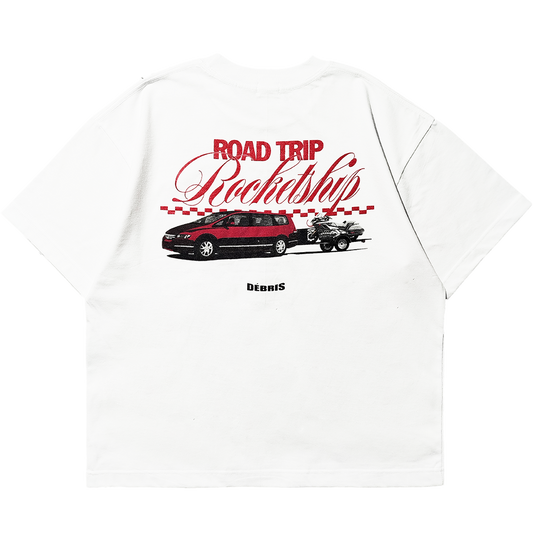 DÉBRIS APPAREL – Honda Road Trip Rocketship Box Tee