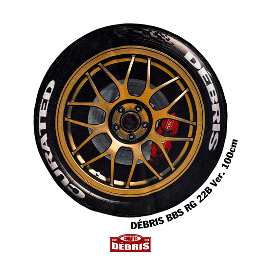 DÉBRIS CURATED — Subaru 22B BBS RG Rug — 100cm Round